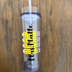 Personalized teacher tumbler